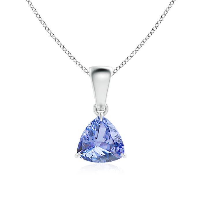 A - Tanzanite / 0.75 CT / 14 KT White Gold