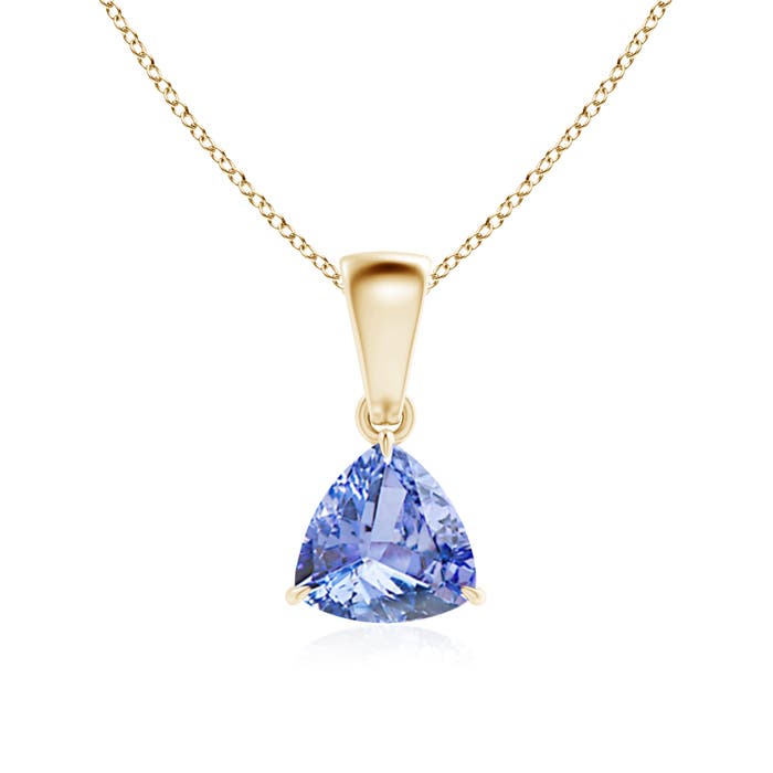 A - Tanzanite / 0.75 CT / 14 KT Yellow Gold