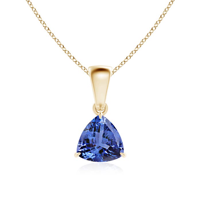 AA - Tanzanite / 0.75 CT / 14 KT Yellow Gold