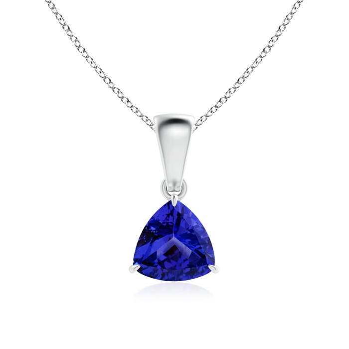 AAAA - Tanzanite / 0.75 CT / 14 KT White Gold