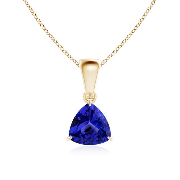 AAAA - Tanzanite / 0.75 CT / 14 KT Yellow Gold