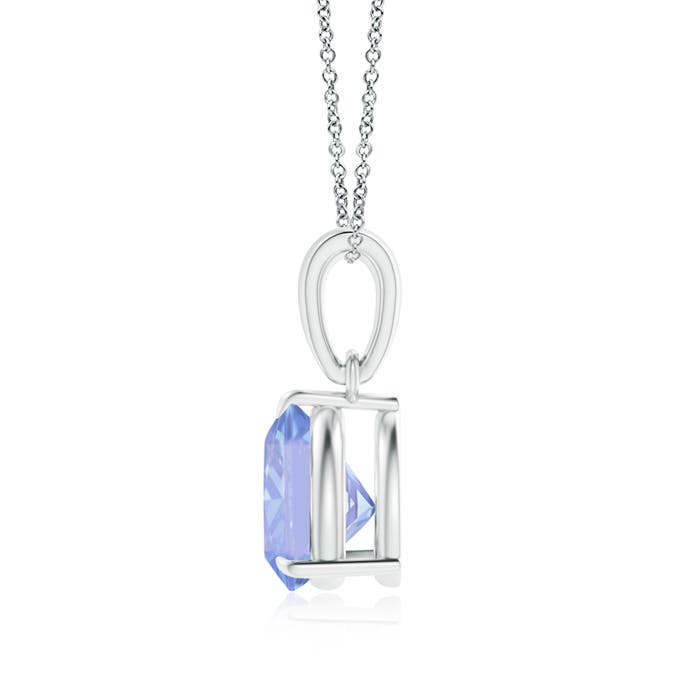 A - Tanzanite / 1.2 CT / 14 KT White Gold