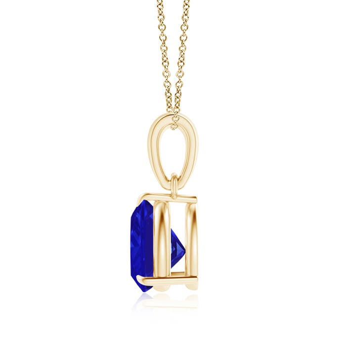 AAAA - Tanzanite / 1.2 CT / 14 KT Yellow Gold