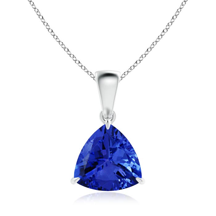 AAA - Tanzanite / 1.8 CT / 14 KT White Gold