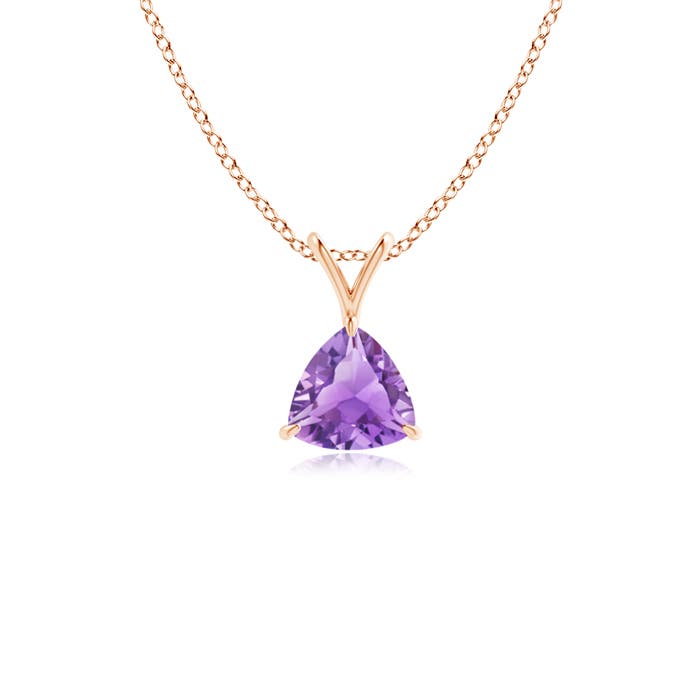 A - Amethyst / 0.4 CT / 14 KT Rose Gold