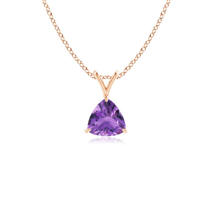 AA - Amethyst / 0.4 CT / 14 KT Rose Gold