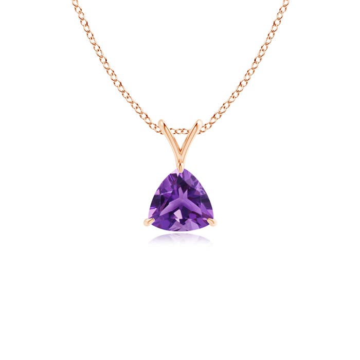 AAA - Amethyst / 0.4 CT / 14 KT Rose Gold