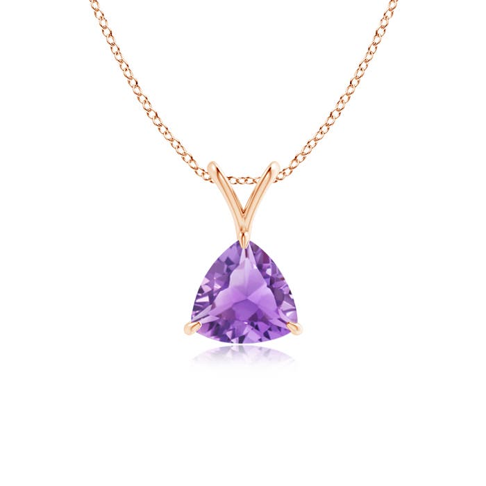 A - Amethyst / 0.7 CT / 14 KT Rose Gold