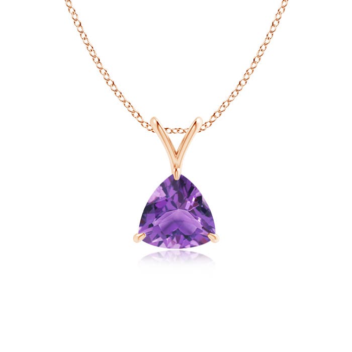 AA - Amethyst / 0.7 CT / 14 KT Rose Gold