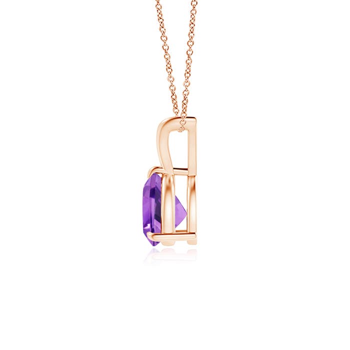 AA - Amethyst / 0.7 CT / 14 KT Rose Gold