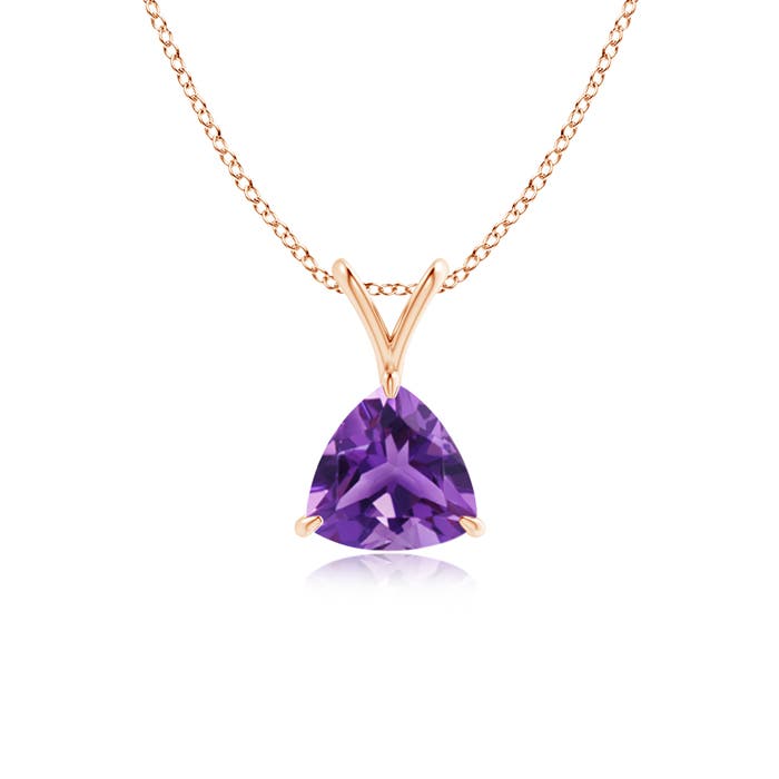 AAA - Amethyst / 0.7 CT / 14 KT Rose Gold