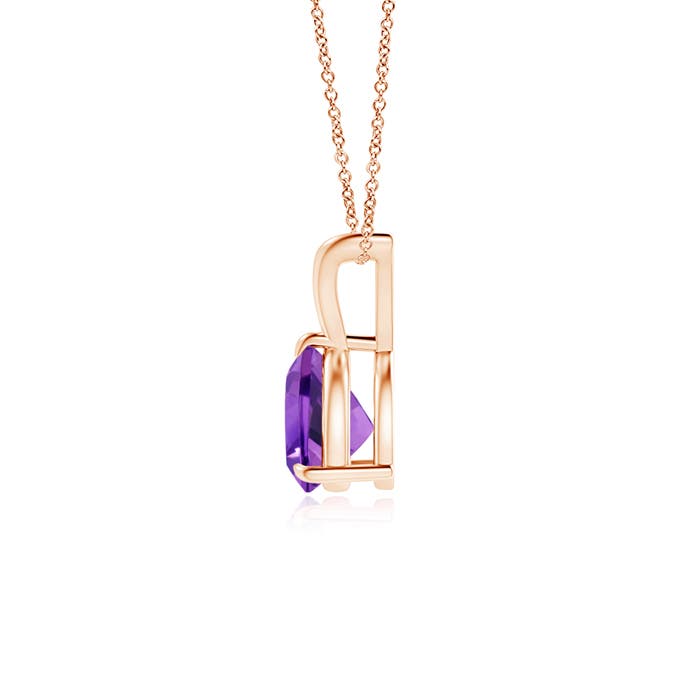 AAA - Amethyst / 0.7 CT / 14 KT Rose Gold