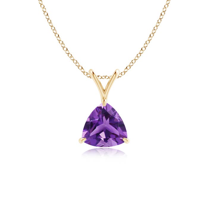 AAA - Amethyst / 0.7 CT / 14 KT Yellow Gold