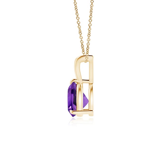 AAAA - Amethyst / 0.7 CT / 14 KT Yellow Gold