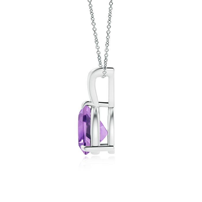 A - Amethyst / 1.1 CT / 14 KT White Gold