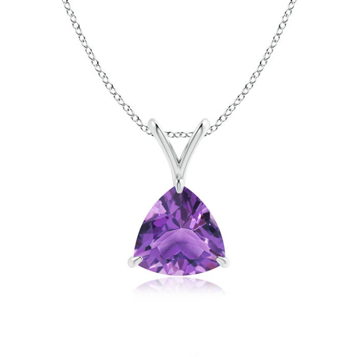 AA - Amethyst / 1.1 CT / 14 KT White Gold