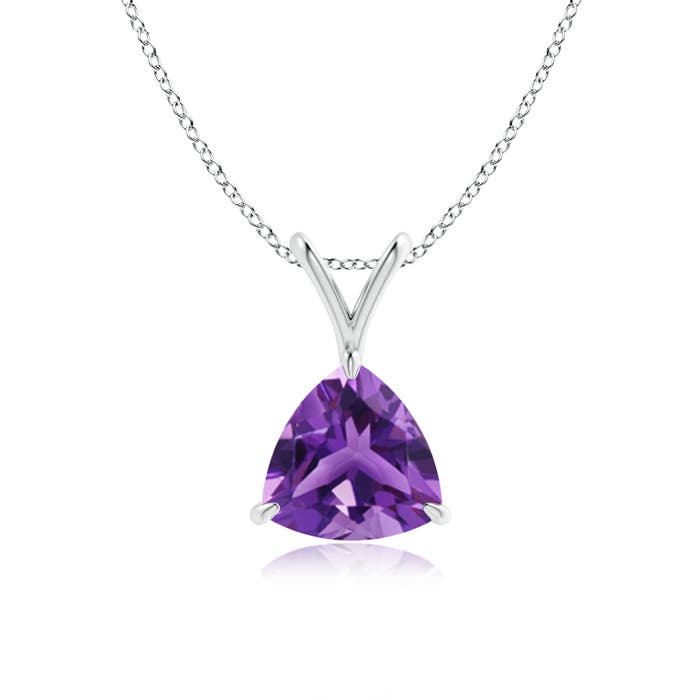 AAA - Amethyst / 1.1 CT / 14 KT White Gold