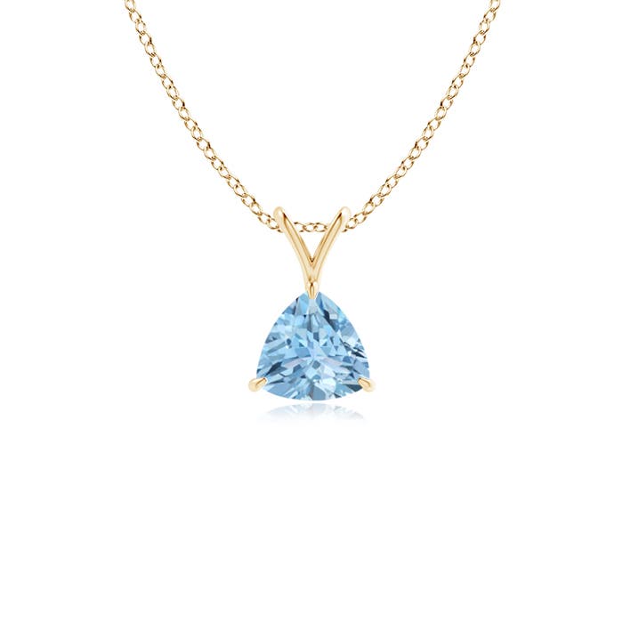 AAA - Aquamarine / 0.35 CT / 14 KT Yellow Gold