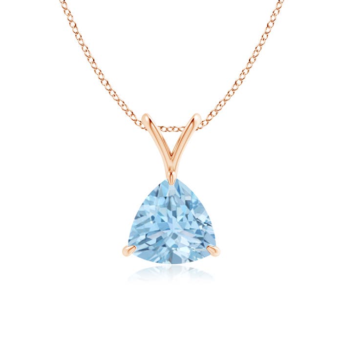 AAA - Aquamarine / 1 CT / 14 KT Rose Gold