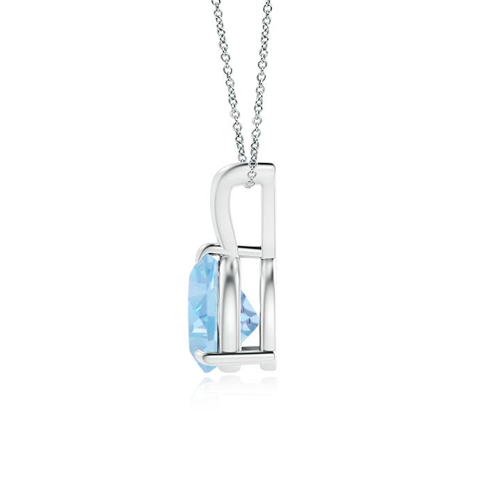 AAA - Aquamarine / 1 CT / 14 KT White Gold