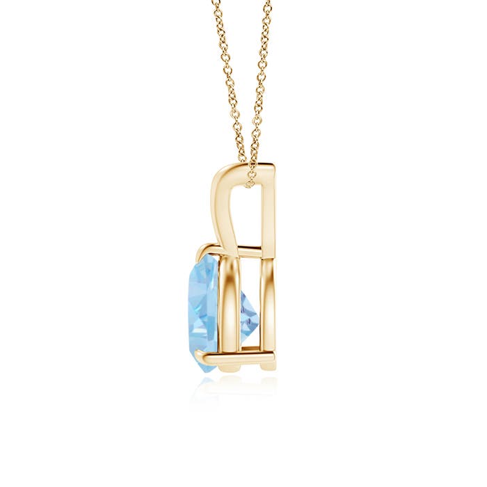 AAA - Aquamarine / 1 CT / 14 KT Yellow Gold