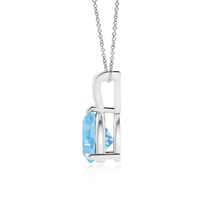 AAAA - Aquamarine / 1 CT / 14 KT White Gold