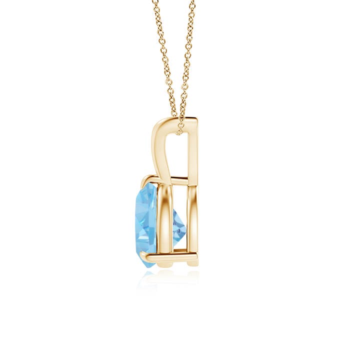 AAAA - Aquamarine / 1 CT / 14 KT Yellow Gold