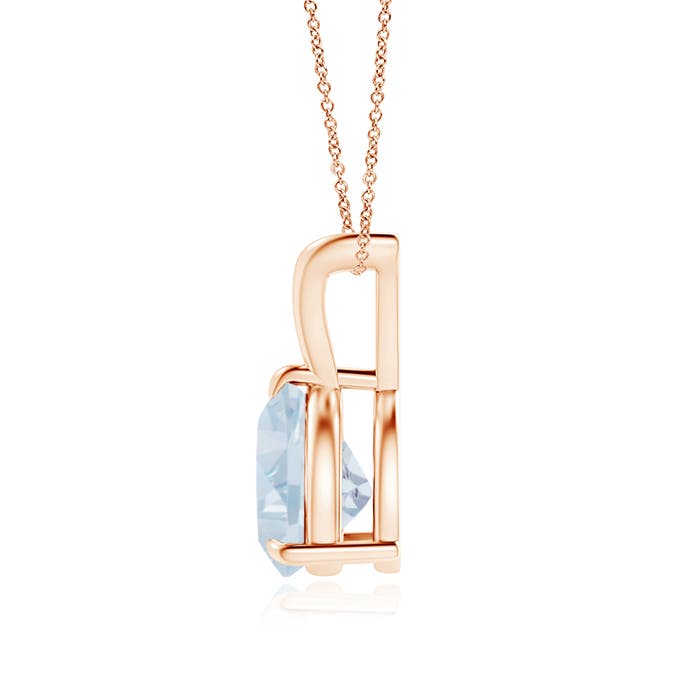 A - Aquamarine / 1.4 CT / 14 KT Rose Gold