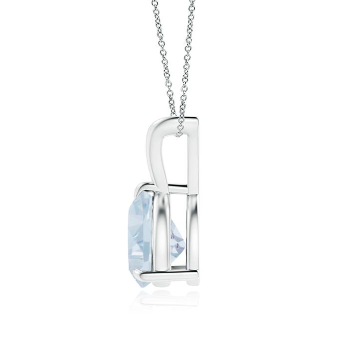 A - Aquamarine / 1.4 CT / 14 KT White Gold