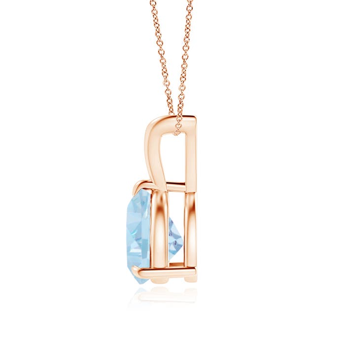 AA - Aquamarine / 1.4 CT / 14 KT Rose Gold