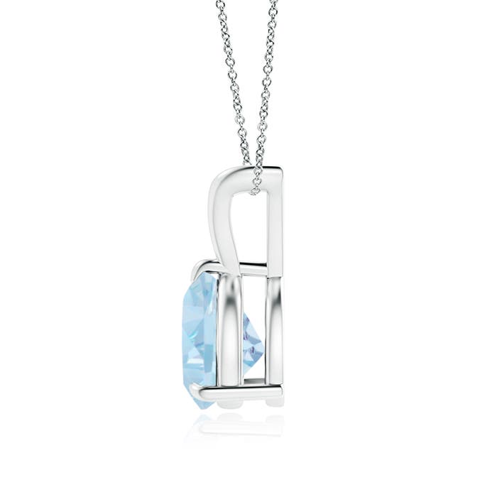 AA - Aquamarine / 1.4 CT / 14 KT White Gold