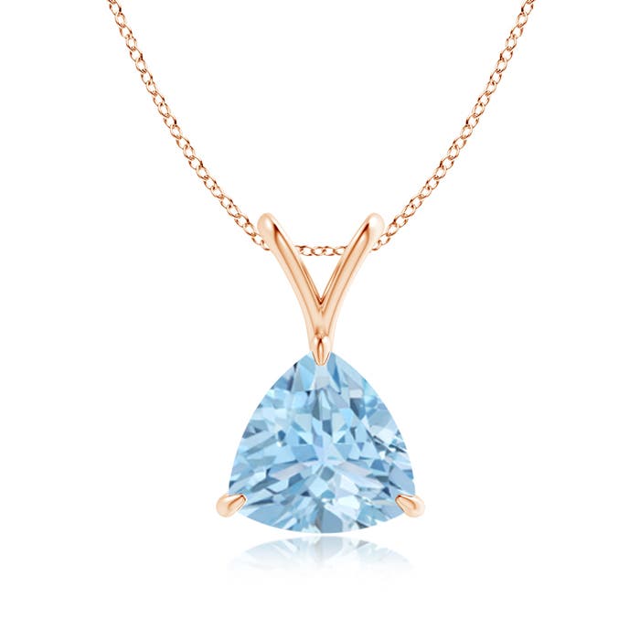 AAA - Aquamarine / 1.4 CT / 14 KT Rose Gold