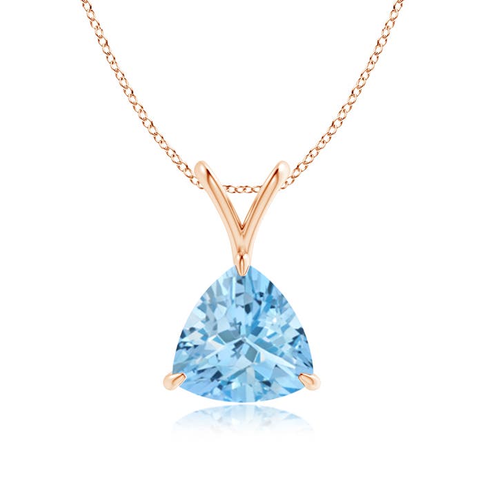 AAAA - Aquamarine / 1.4 CT / 14 KT Rose Gold