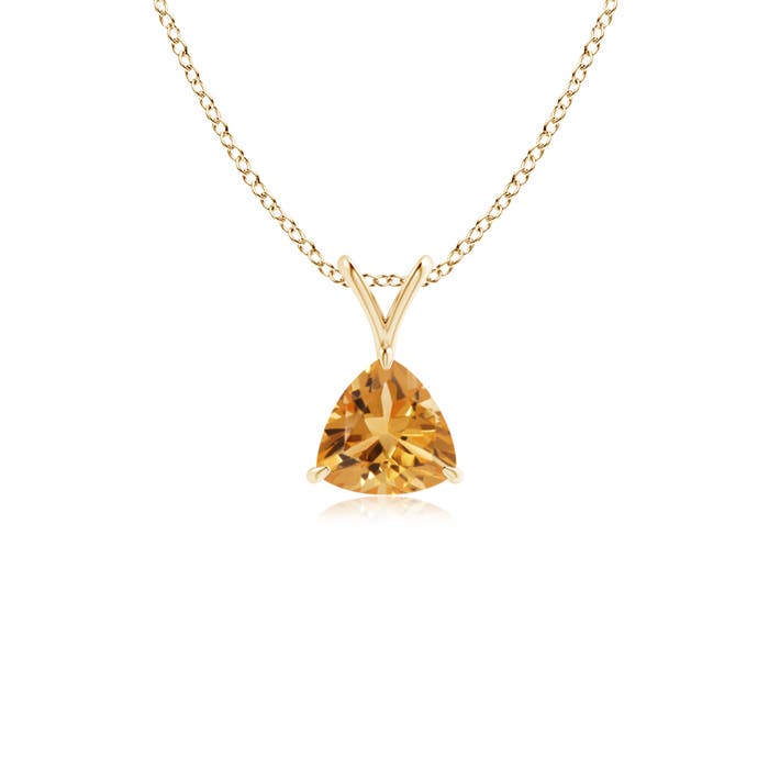 A - Citrine / 0.38 CT / 14 KT Yellow Gold