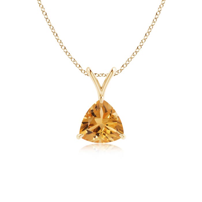 A - Citrine / 0.6 CT / 14 KT Yellow Gold