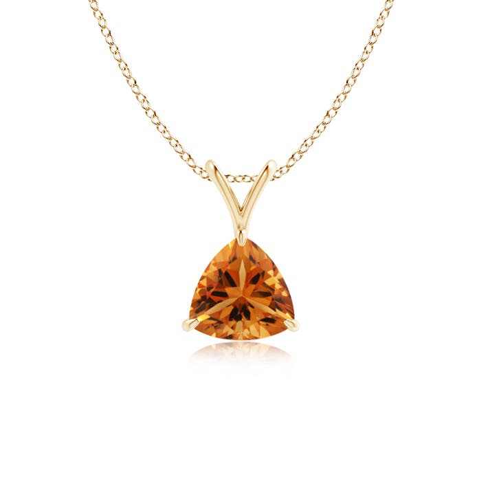 AAA - Citrine / 0.6 CT / 14 KT Yellow Gold