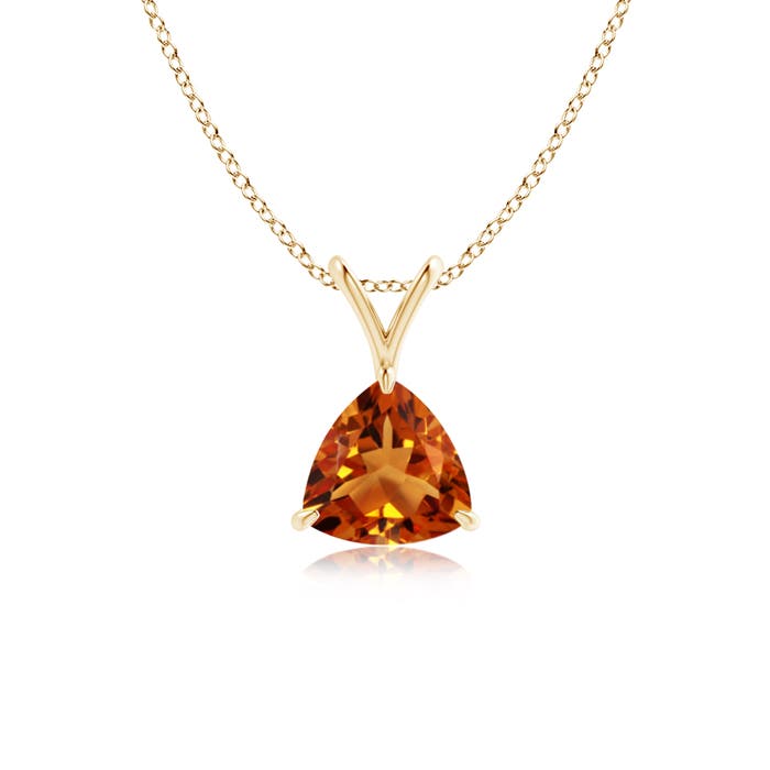 AAAA - Citrine / 0.6 CT / 14 KT Yellow Gold