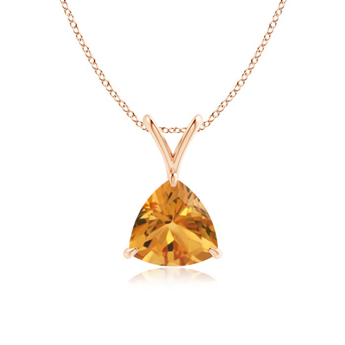 AA - Citrine / 0.92 CT / 14 KT Rose Gold