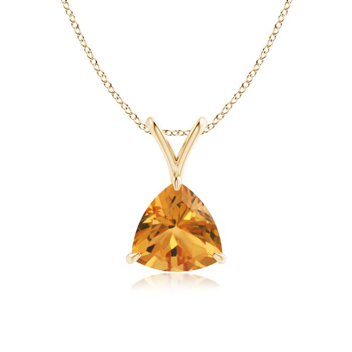 AA - Citrine / 0.92 CT / 14 KT Yellow Gold