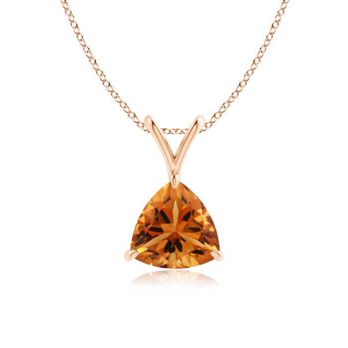 AAA - Citrine / 0.92 CT / 14 KT Rose Gold