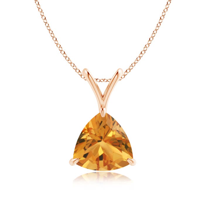 AA - Citrine / 1.4 CT / 14 KT Rose Gold