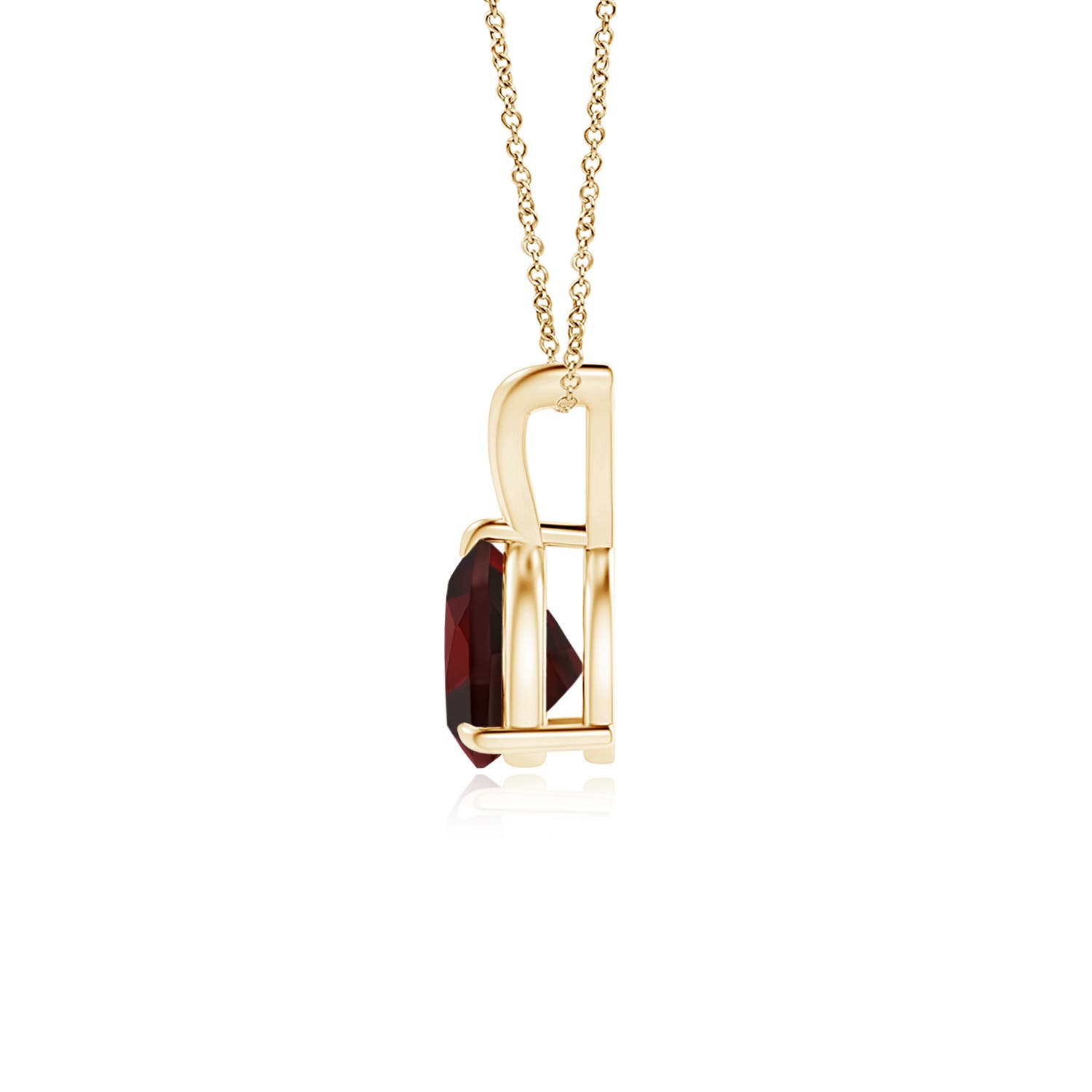 AA - Garnet / 0.85 CT / 14 KT Yellow Gold