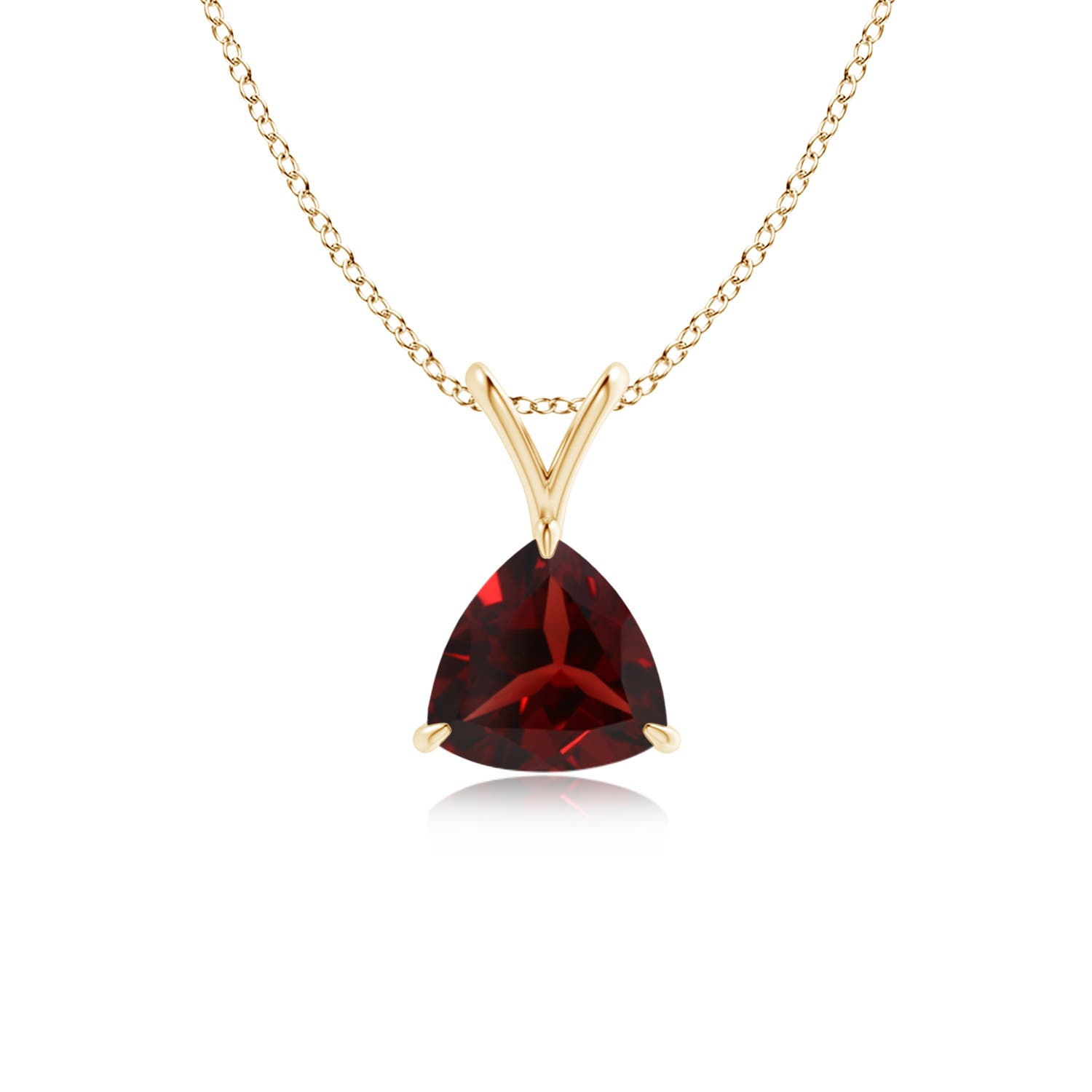 AAA - Garnet / 0.85 CT / 14 KT Yellow Gold