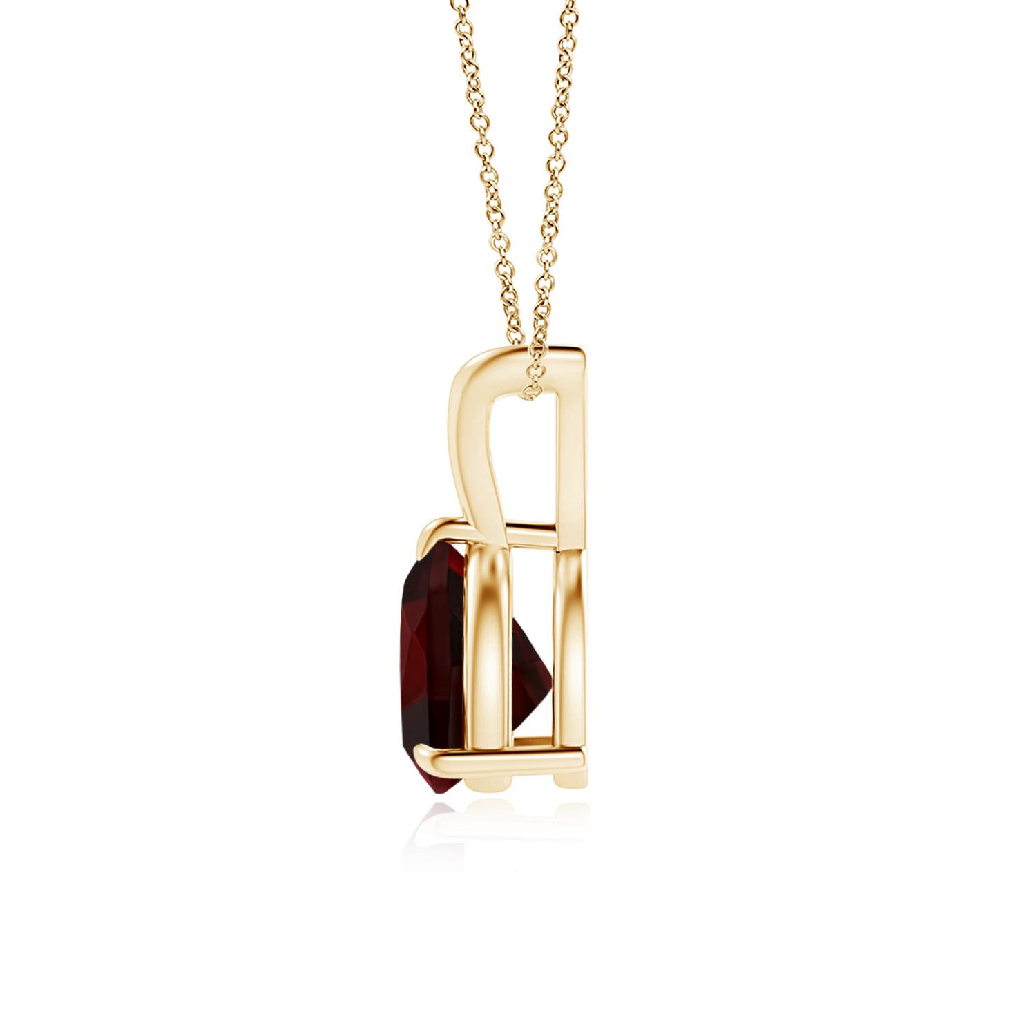 A - Garnet / 1.3 CT / 14 KT Yellow Gold