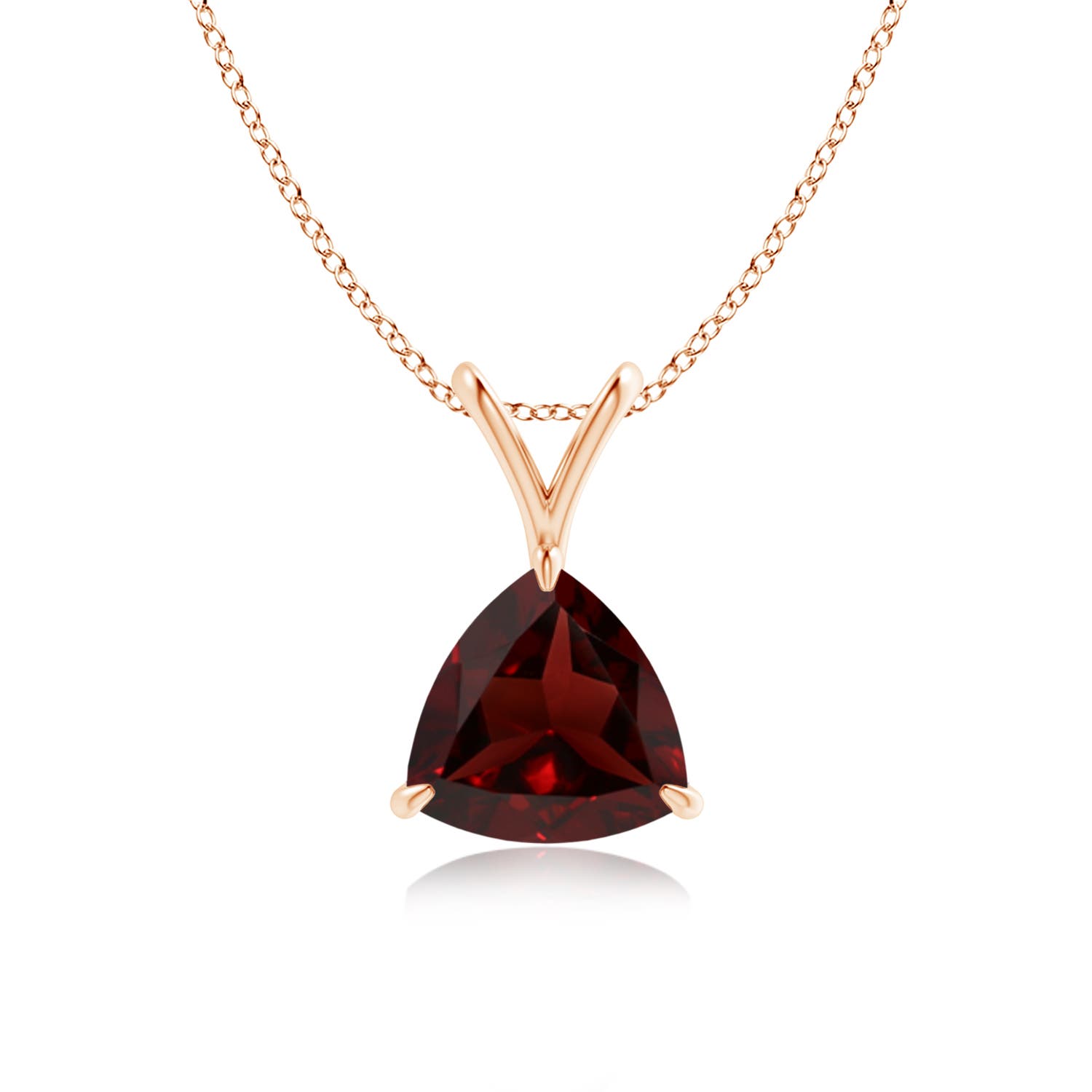 AA - Garnet / 1.3 CT / 14 KT Rose Gold