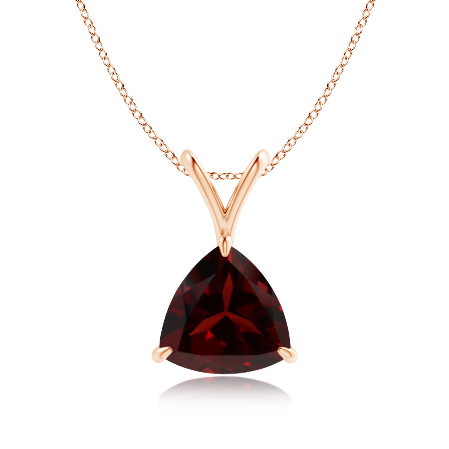 A - Garnet / 1.9 CT / 14 KT Rose Gold