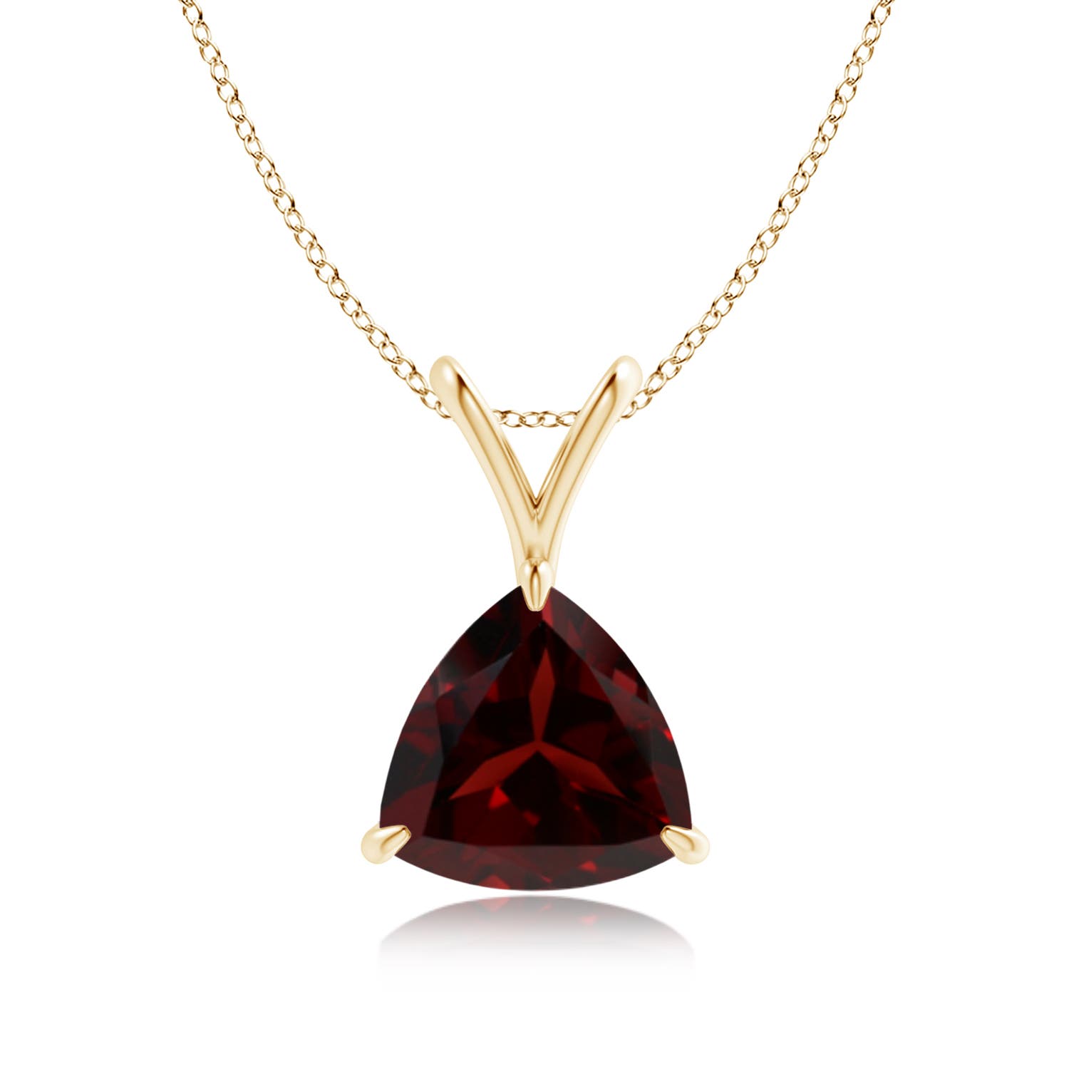 A - Garnet / 1.9 CT / 14 KT Yellow Gold