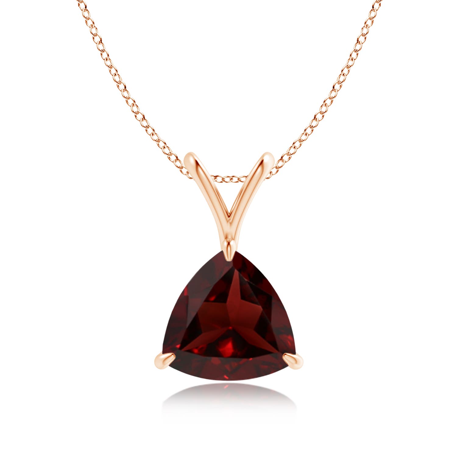 AA - Garnet / 1.9 CT / 14 KT Rose Gold