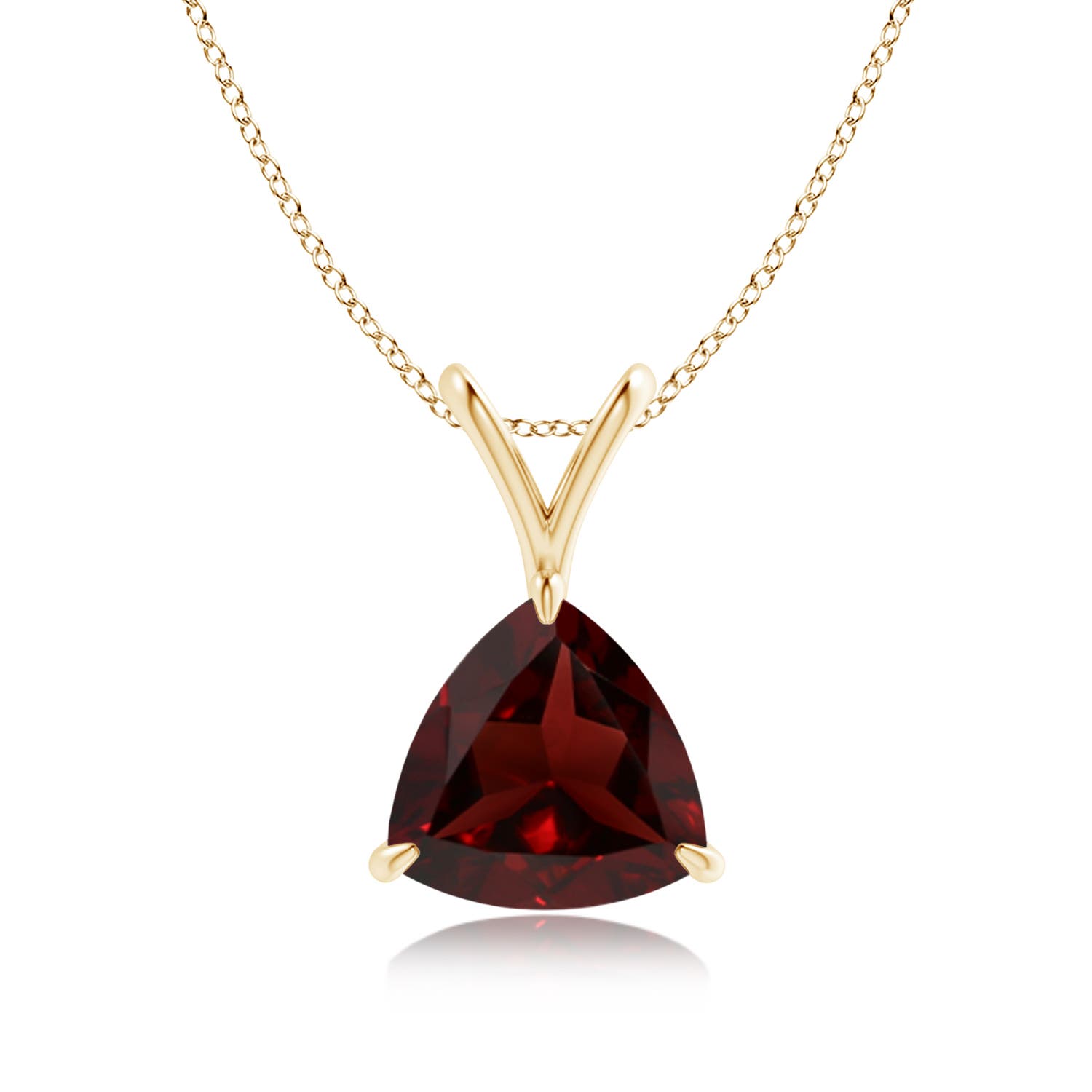 AA - Garnet / 1.9 CT / 14 KT Yellow Gold