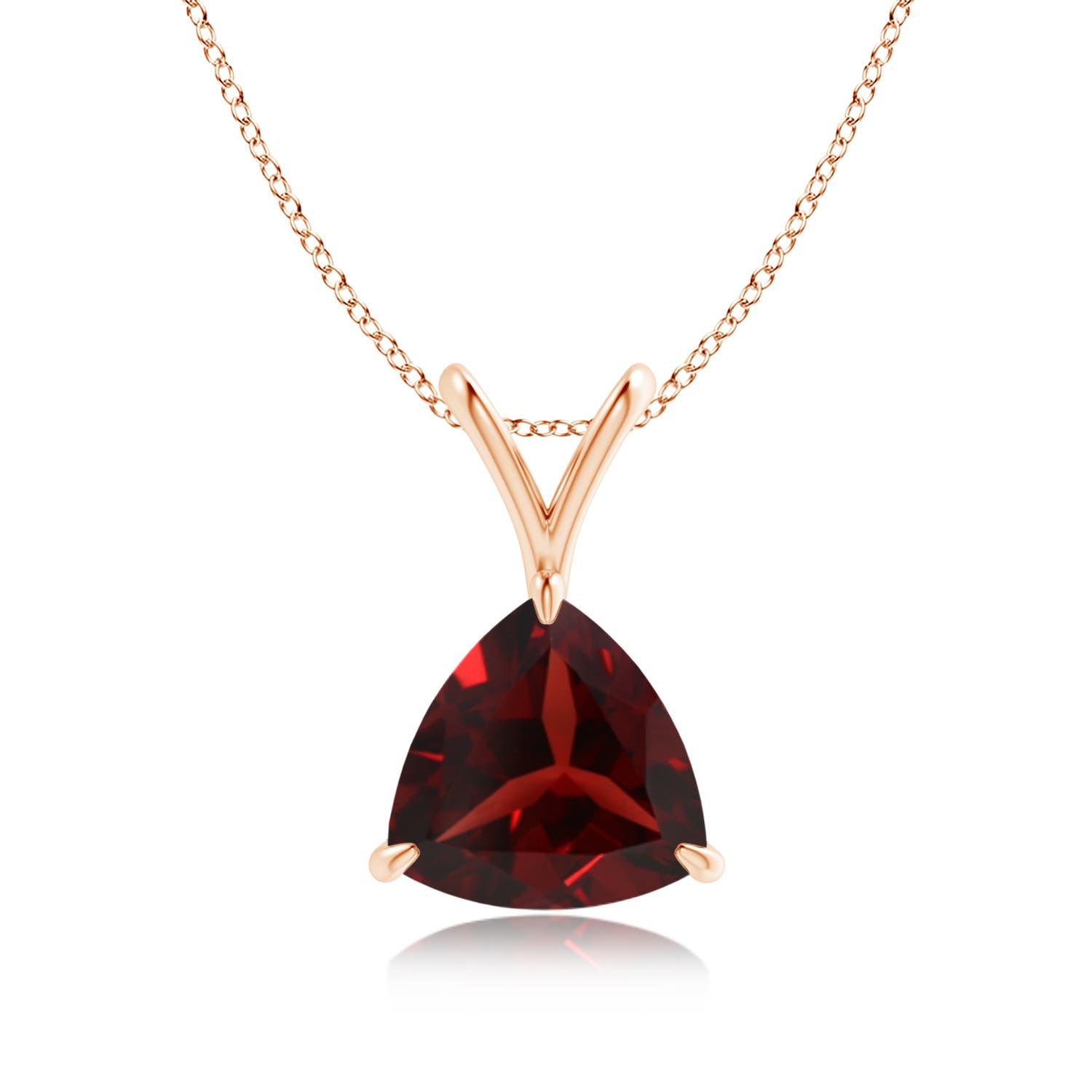 AAA - Garnet / 1.9 CT / 14 KT Rose Gold